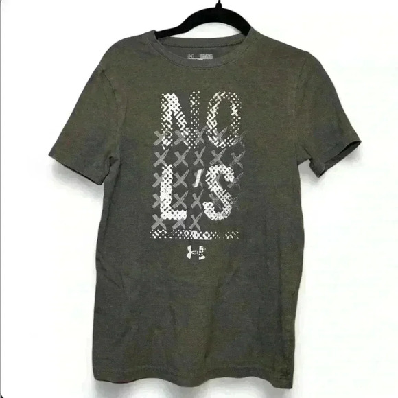 🏈 Under Armour - Gray T-shirt - Boys Medium 🏈 - Picture 1 of 4